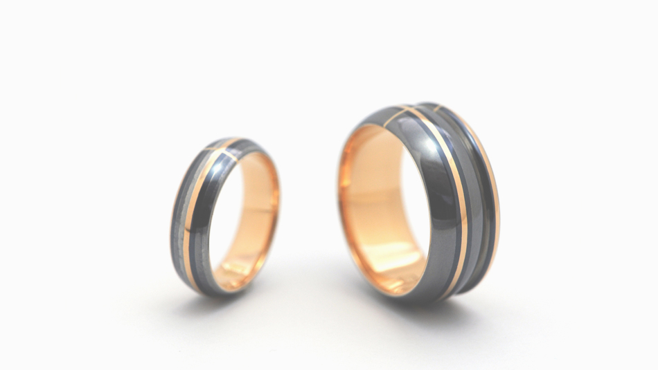 色金結婚指輪、伝統的技法指輪